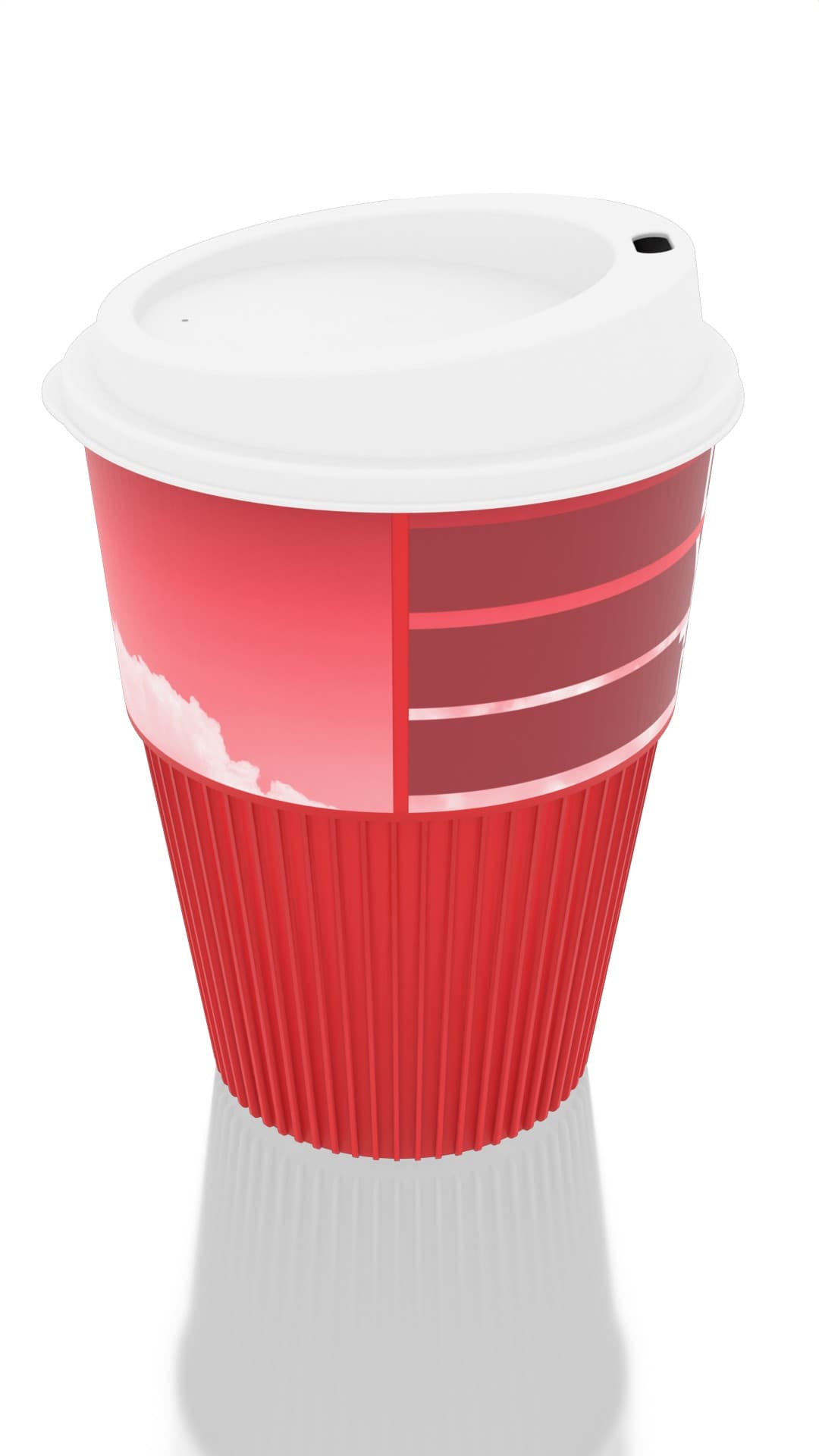 Full-Colour Reusable Hot Drinks Cup