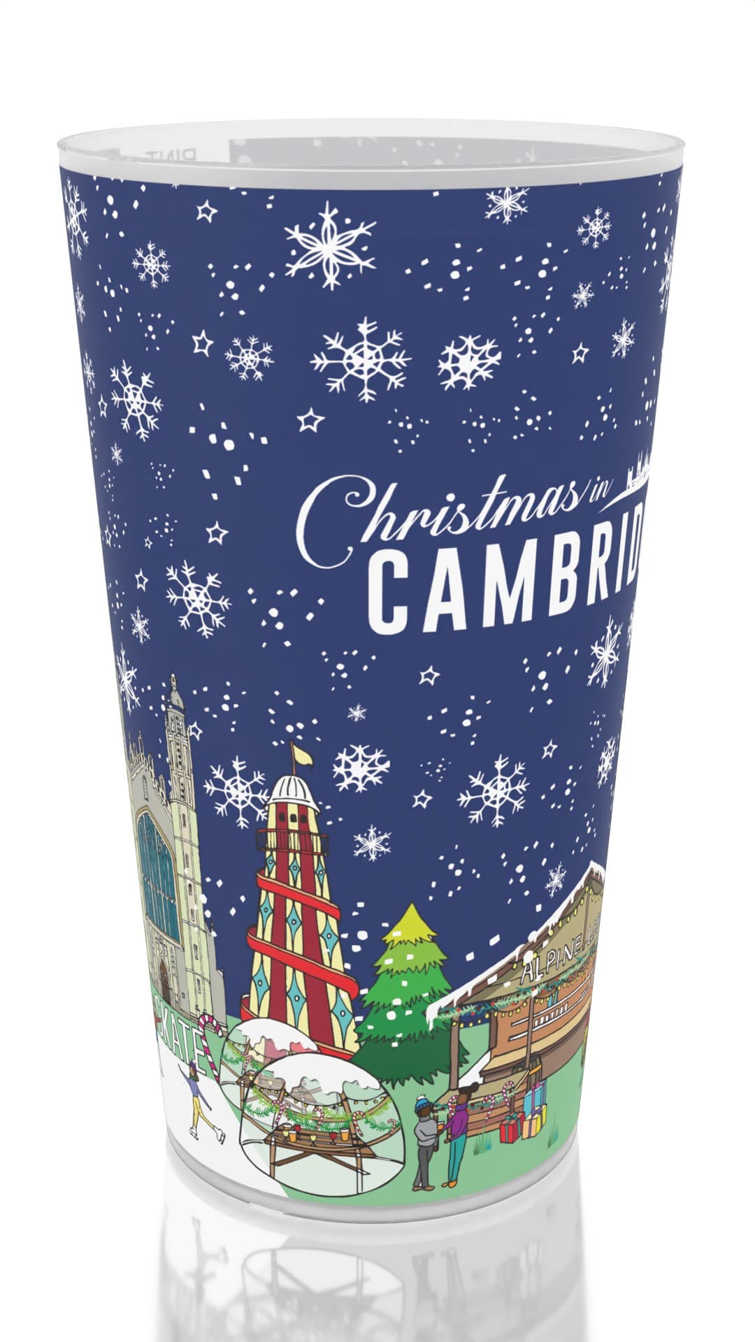 Reusable pint cups for beer service at festivals and arenas