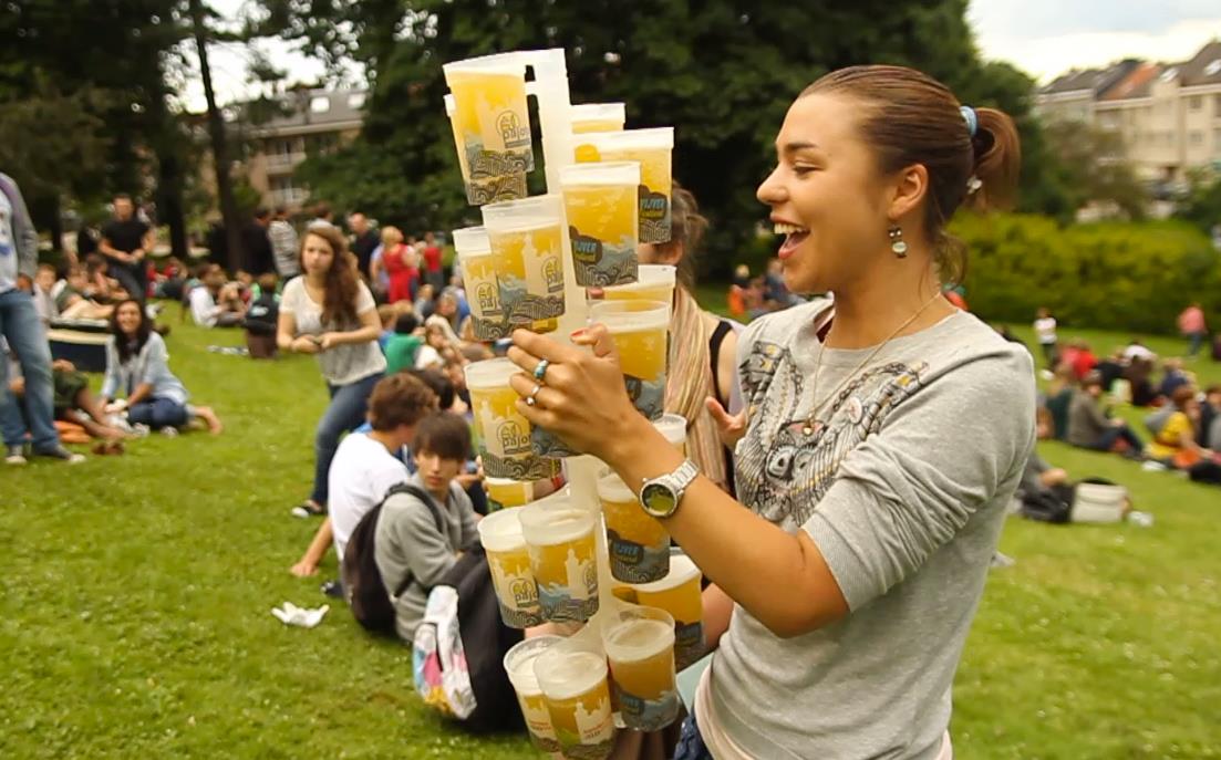 Personalised reusable plastic cups for events in Middlesex