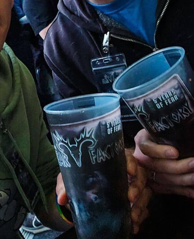 Stack-cup reusable plastic cups